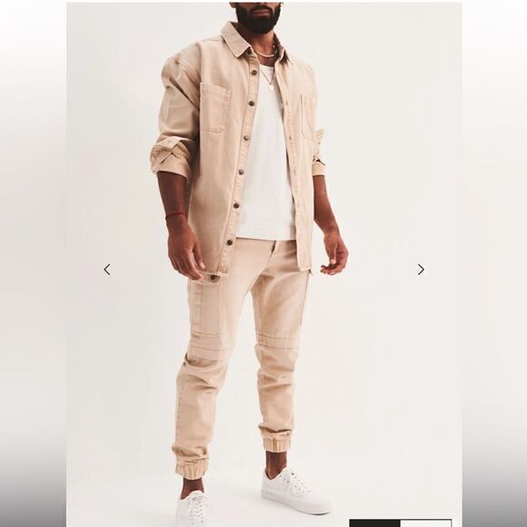SER.O.YA ALEX SHIRT JACKET in Fawn Size Small new - Picture 4 of 6